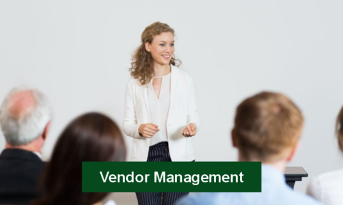 Vendor Management And Contracting